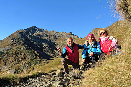 Monti Colombarolo (2309 m) e Ponteranica orientale (2378 m) da Ca’ San Marco il 27 ottobre 2016 - FOTOGALLERY